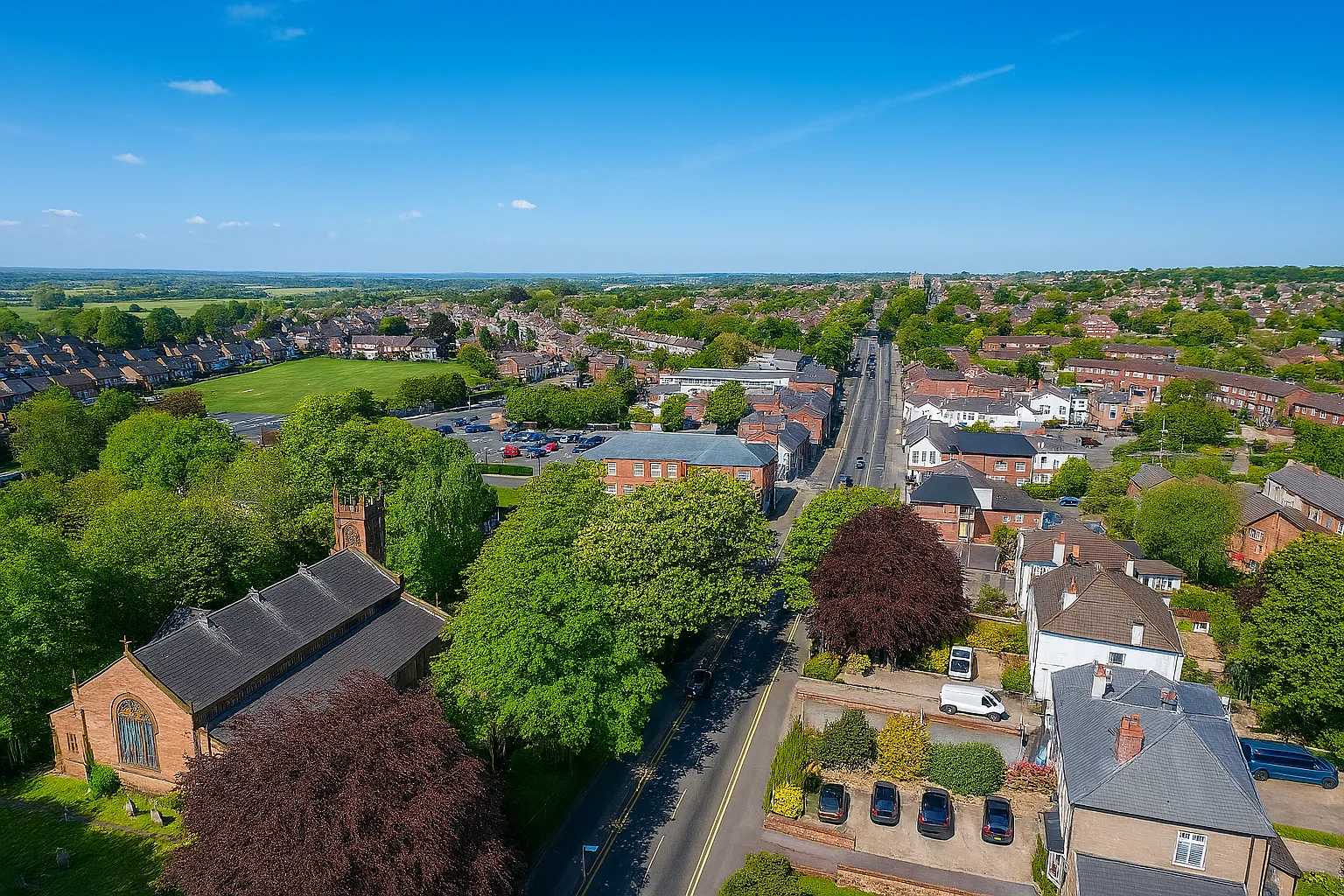 St Helens church — local landmark