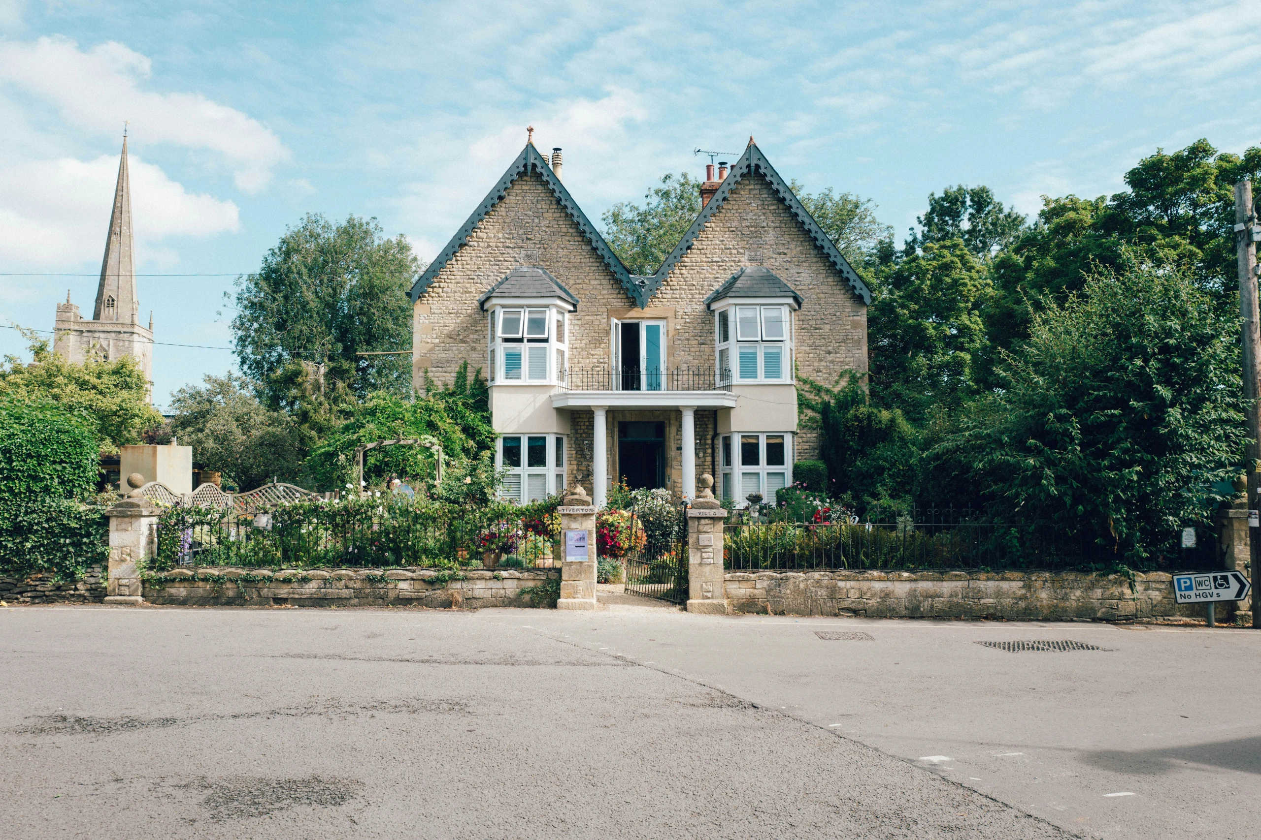 Charming Cotswolds stone home exterior