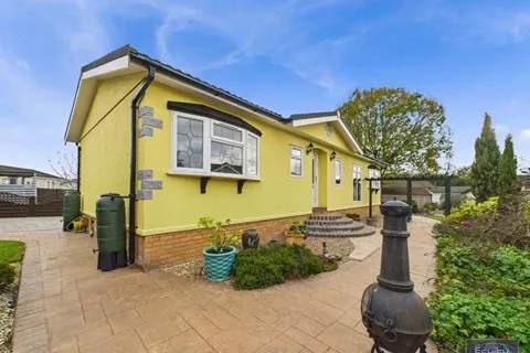 Yellow bungalow exterior