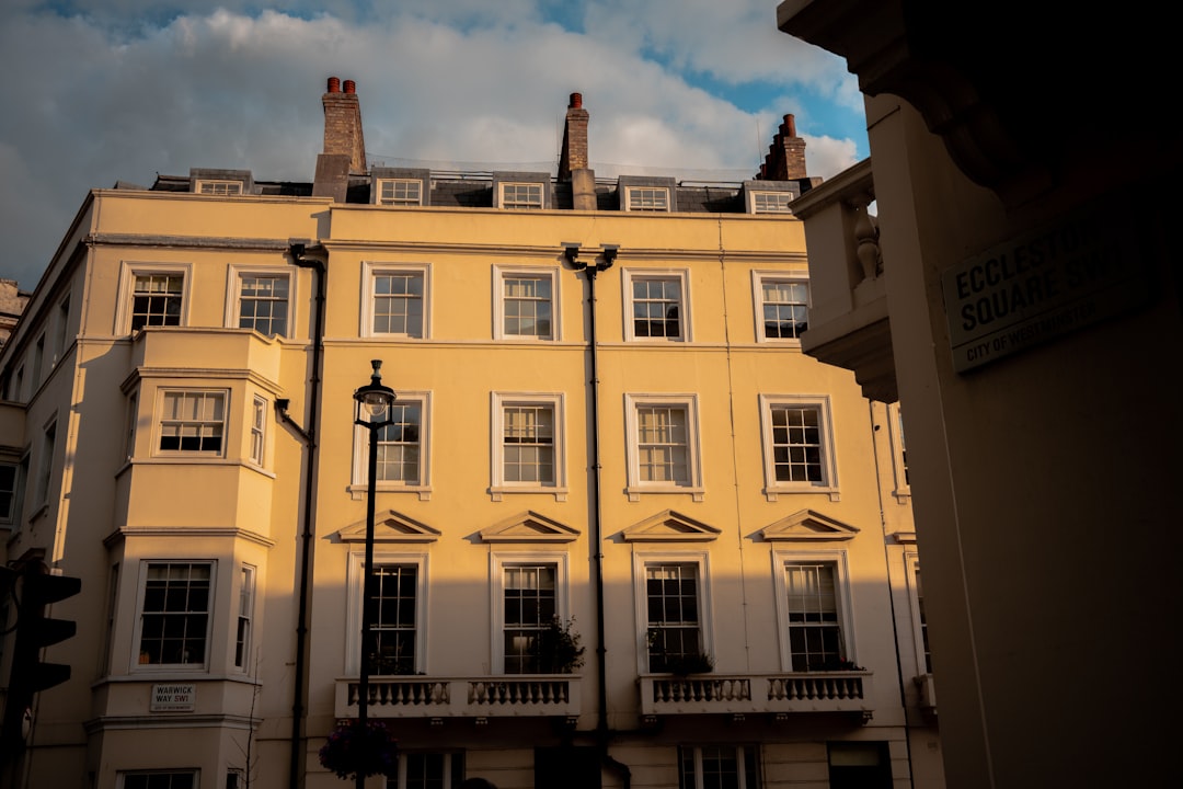 Stunning Georgian townhouse exterior in London