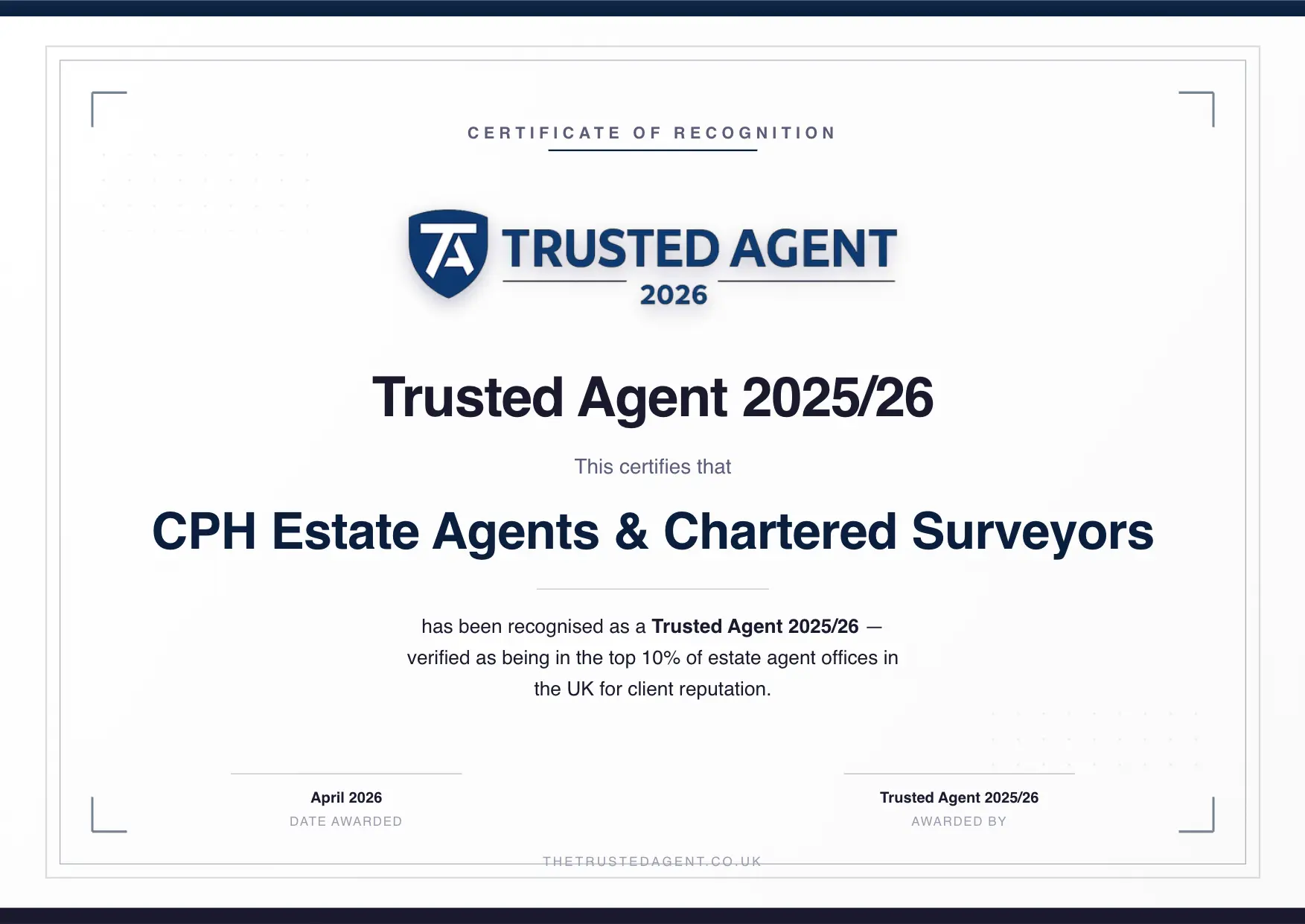 CPH - Awarded Trusted Agents 2025/36