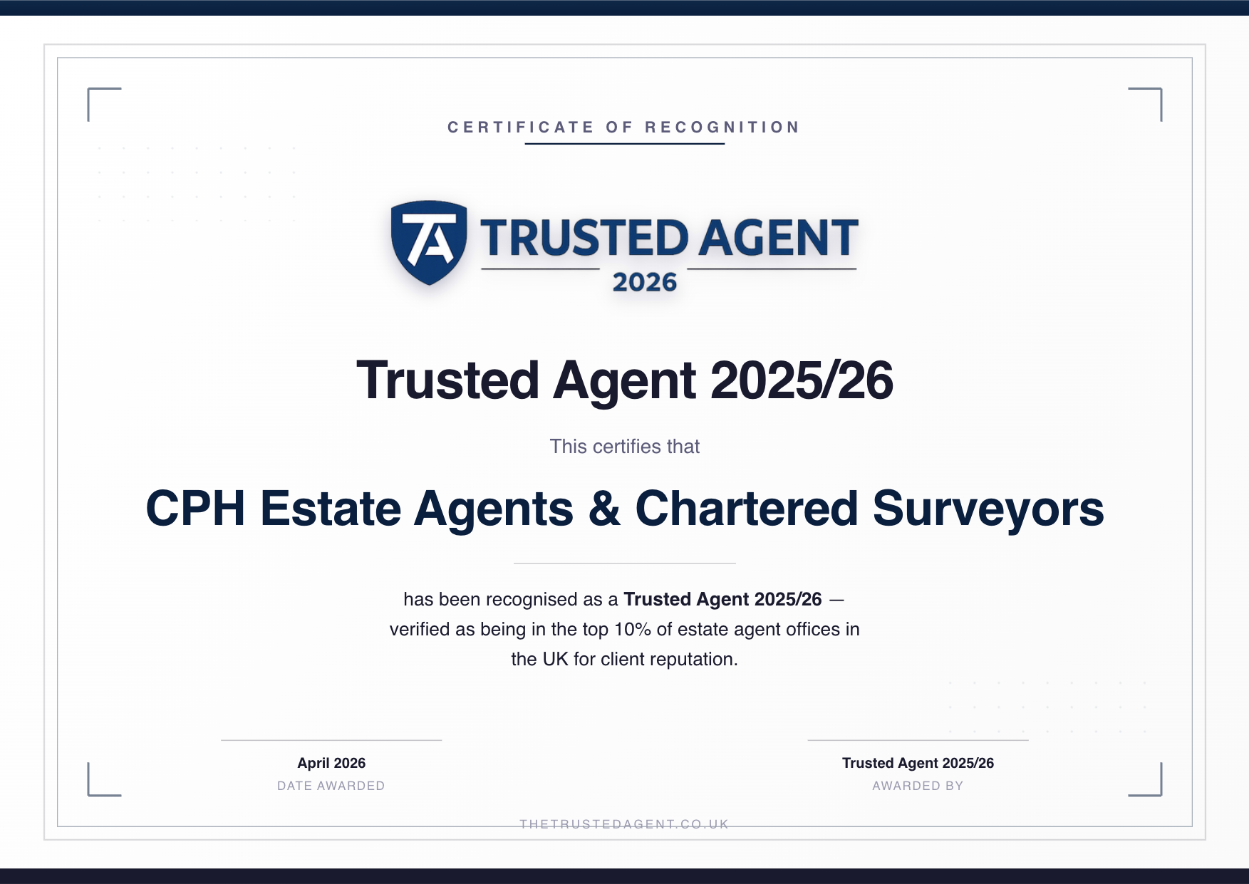 CPH - Awarded Trusted Agents 2025/36