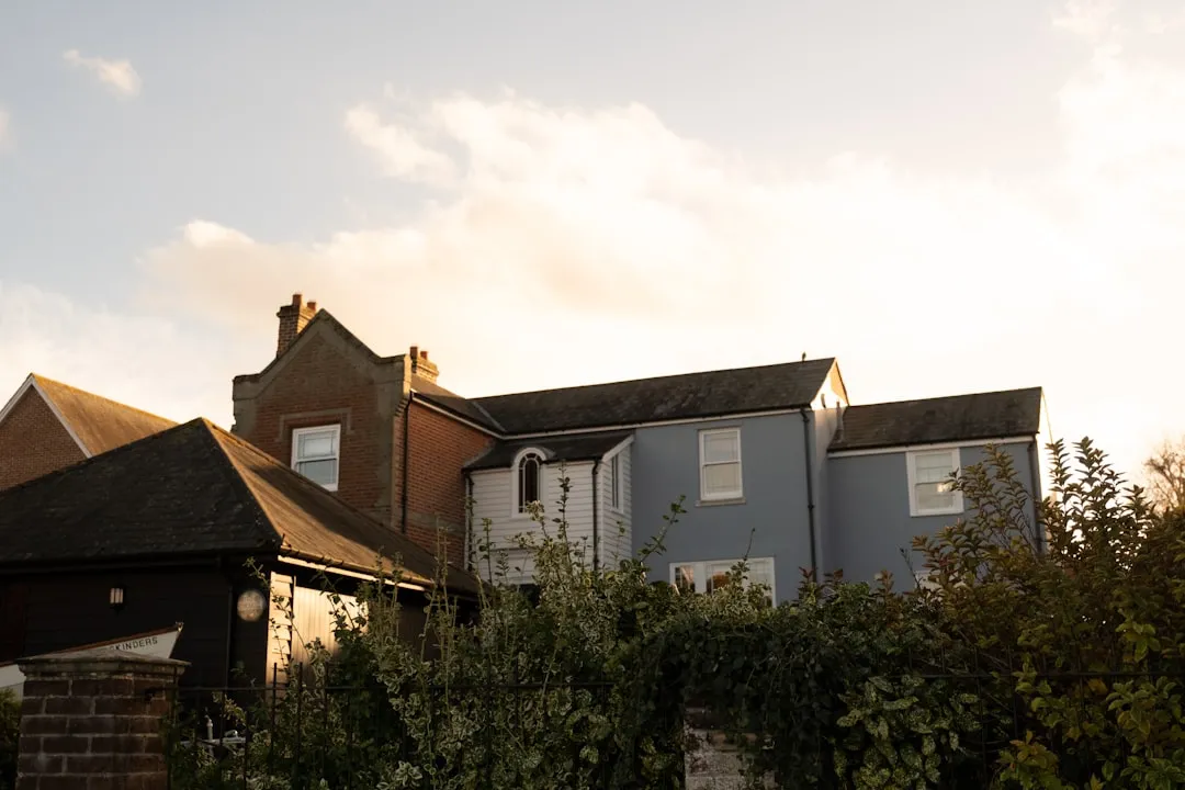 Row of contemporary terraced houses in Darlington
