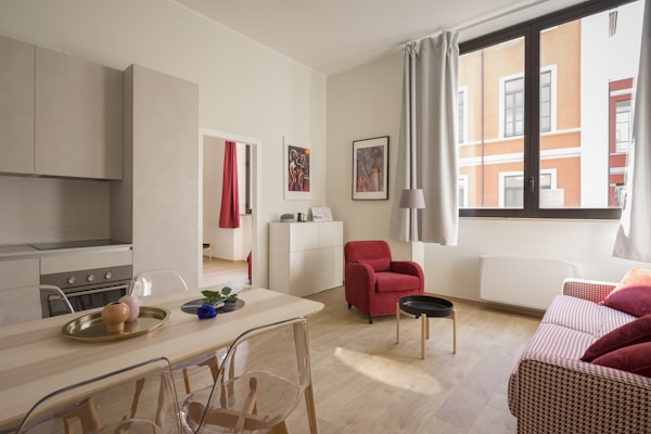 Modern rental apartment interior