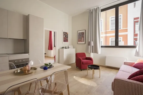Modern rental apartment interior