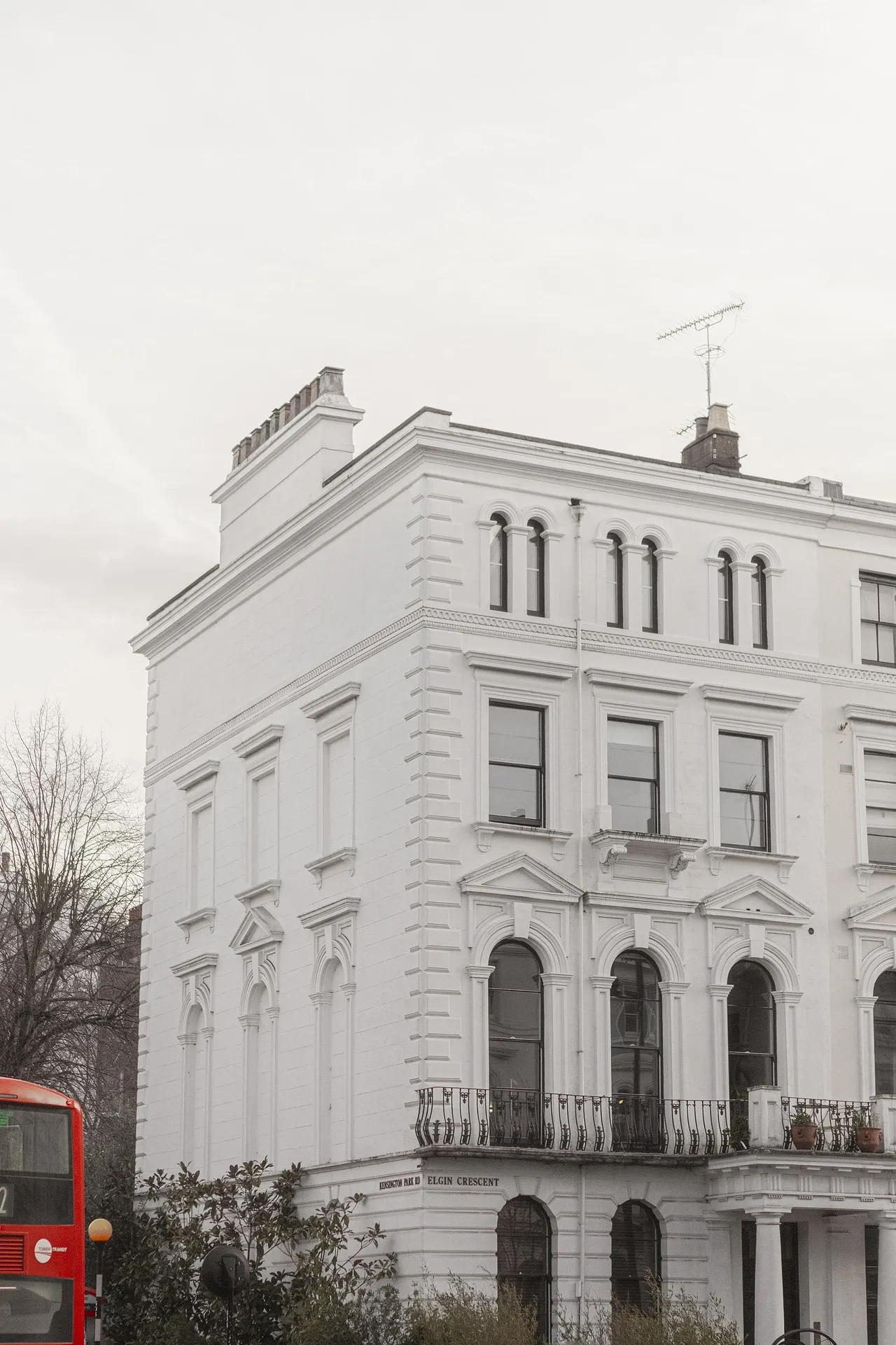 White Stucco Building in London  - Studio 1000
