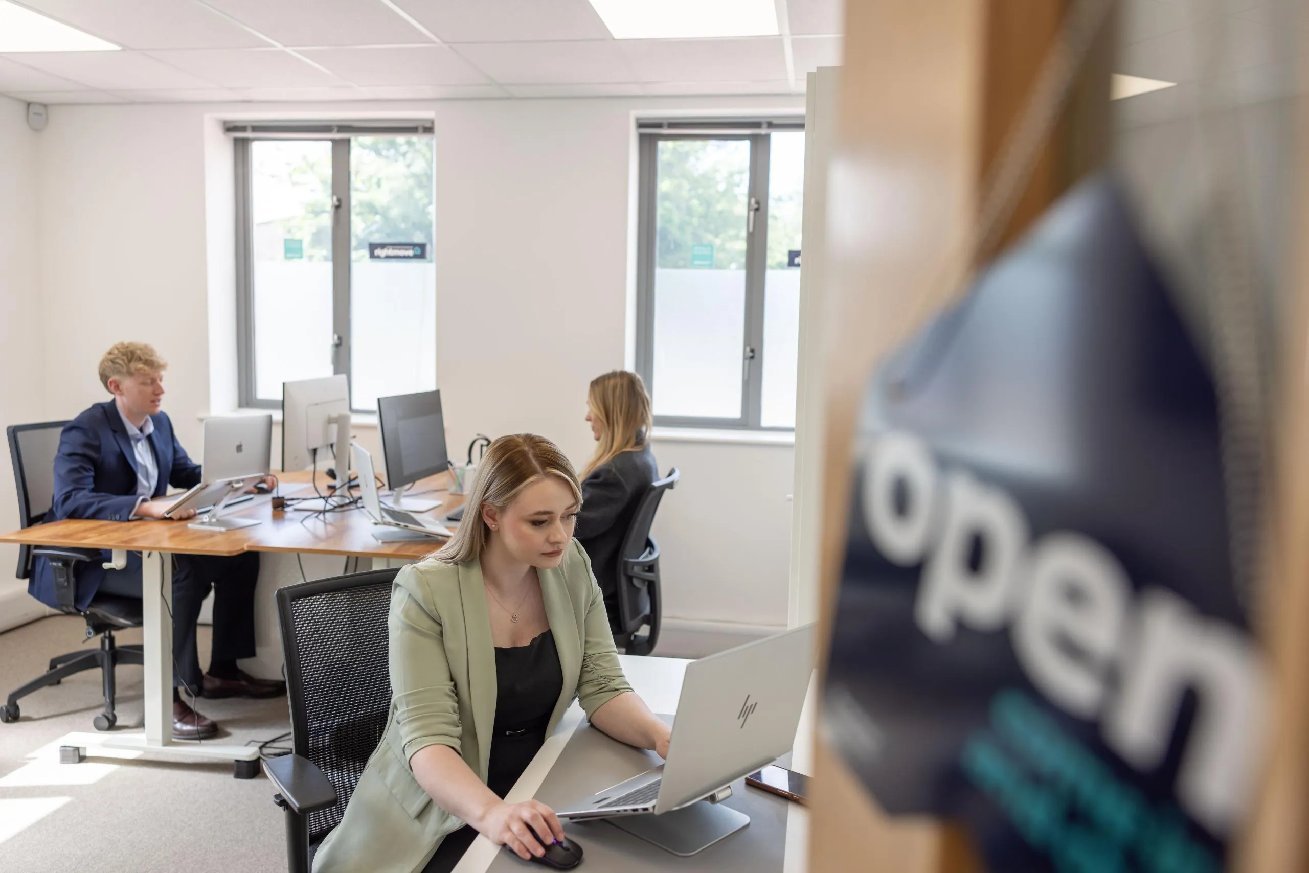 Team Working in Office