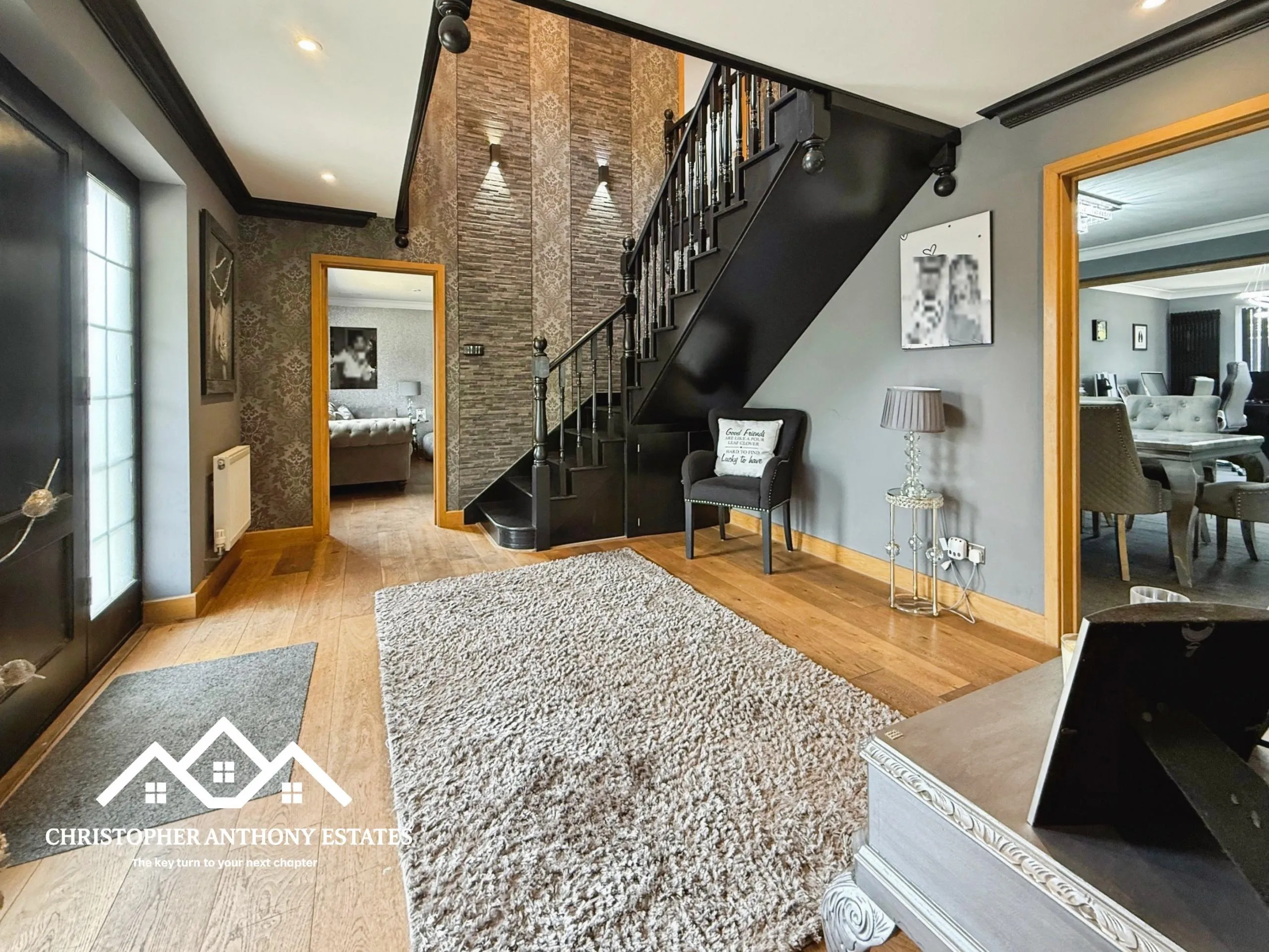 Modern home interior with neutral tones