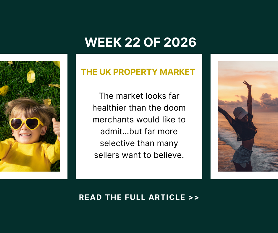 The UK Property Market  - Week 22 of 2026