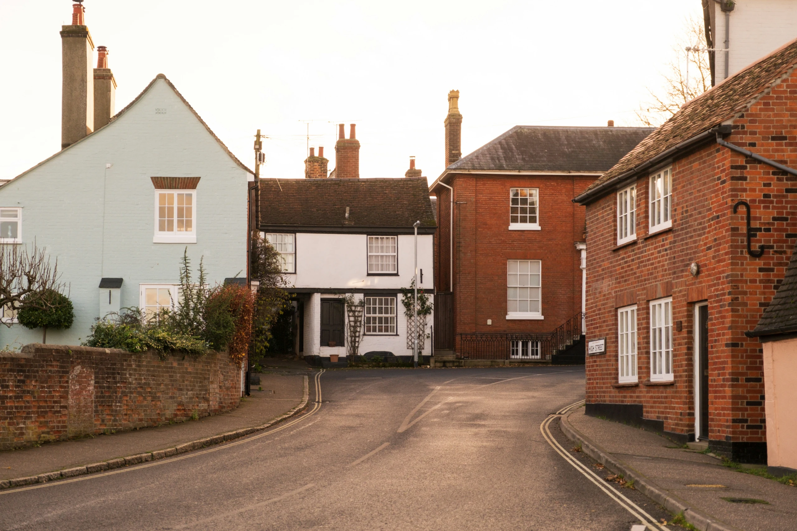 Street with houses