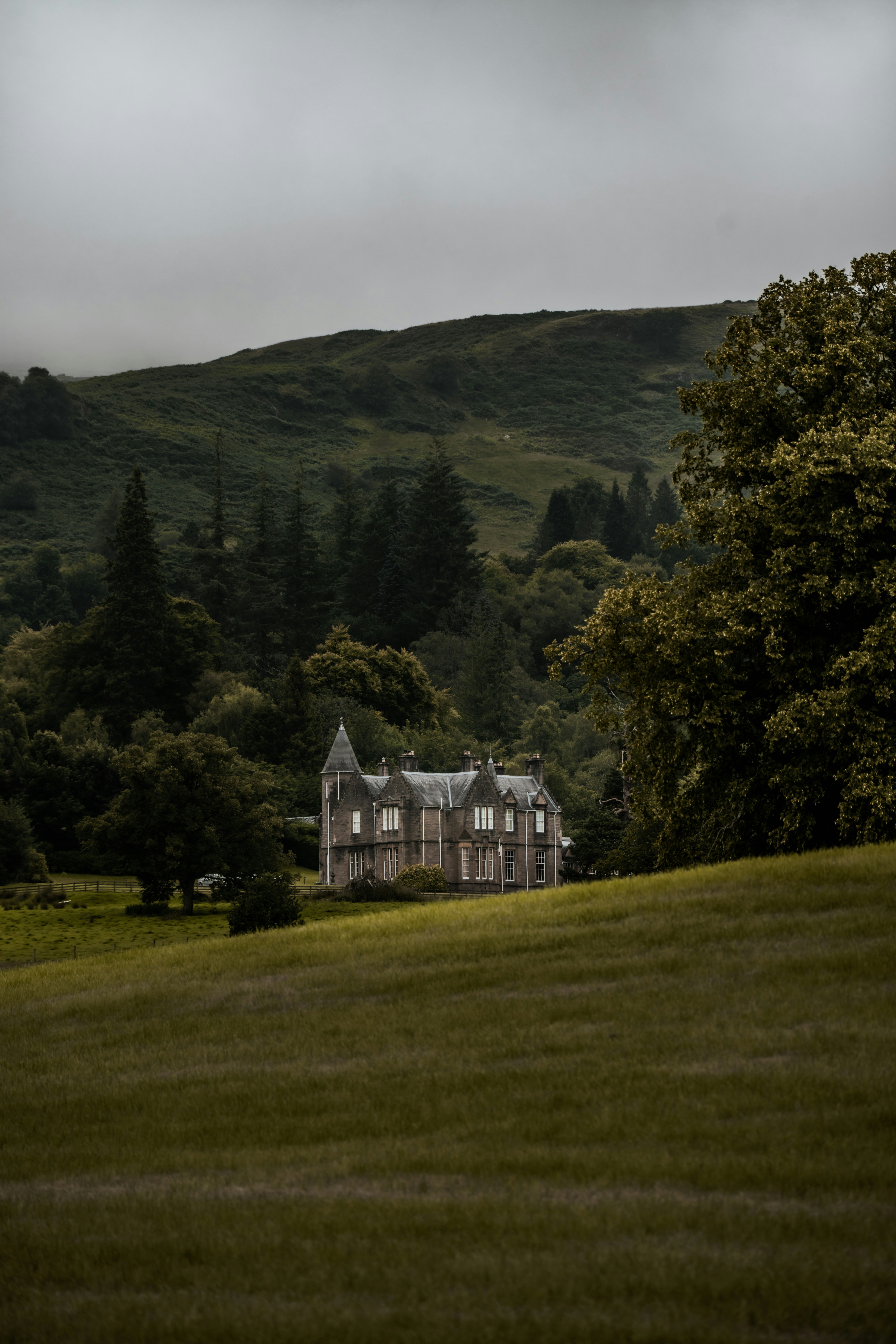 Scottish hillside home
