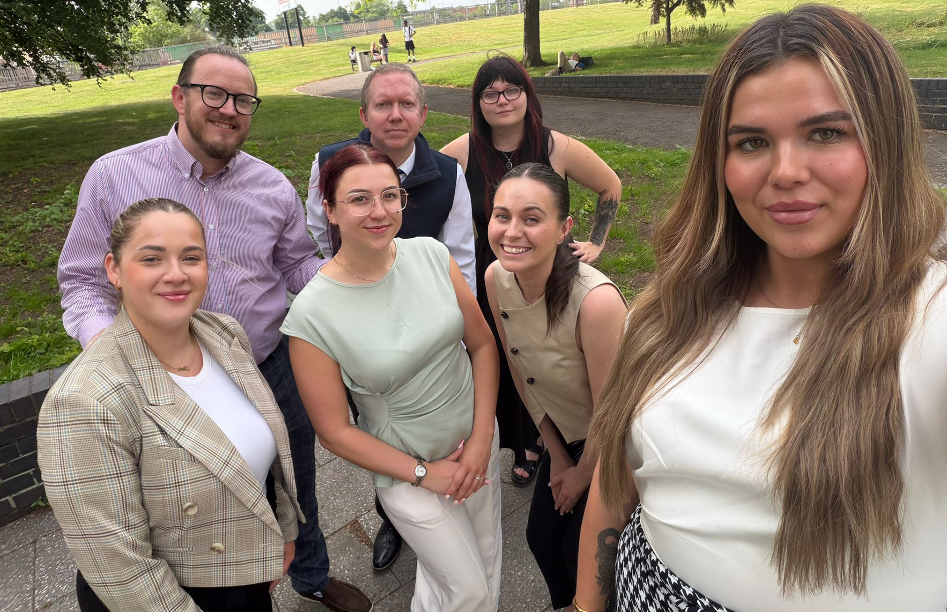 A group of estate agents from Sheldon Bosley Knight's Coventry Residential Sales Team