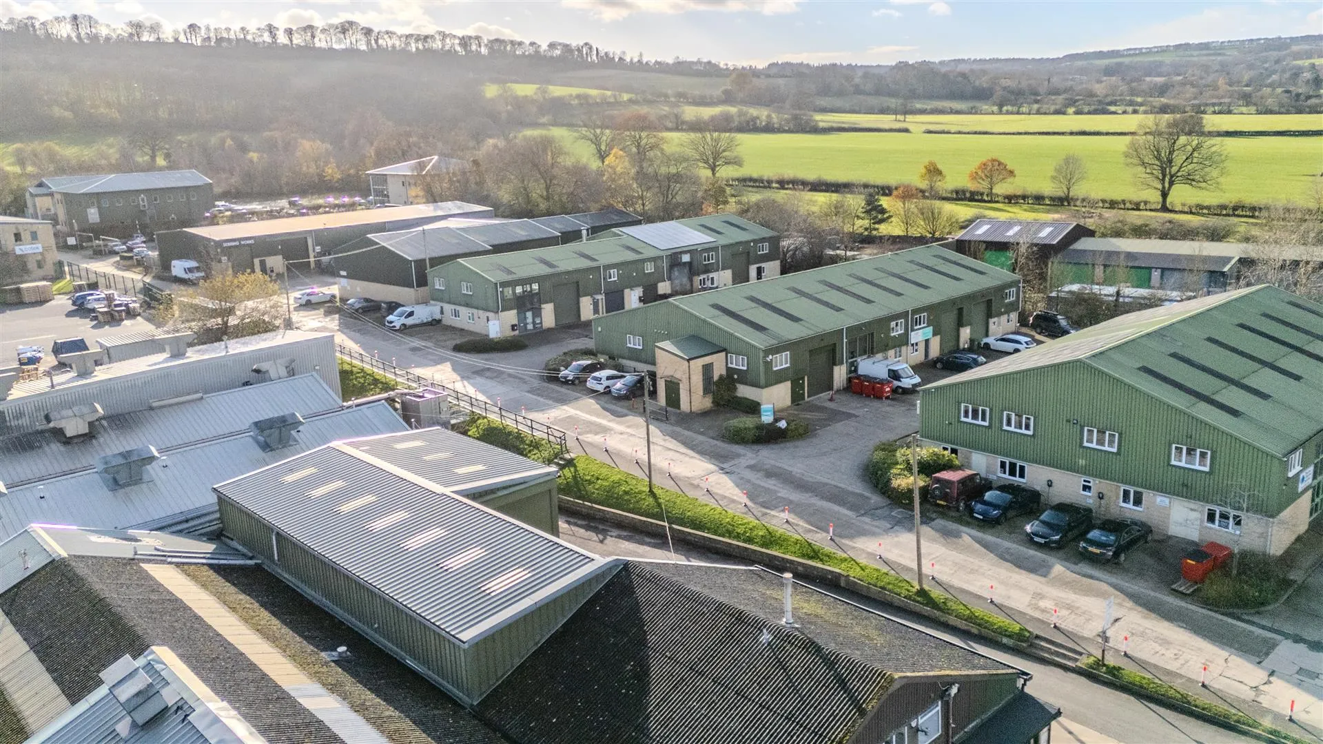 Commercial units on an industrial estate