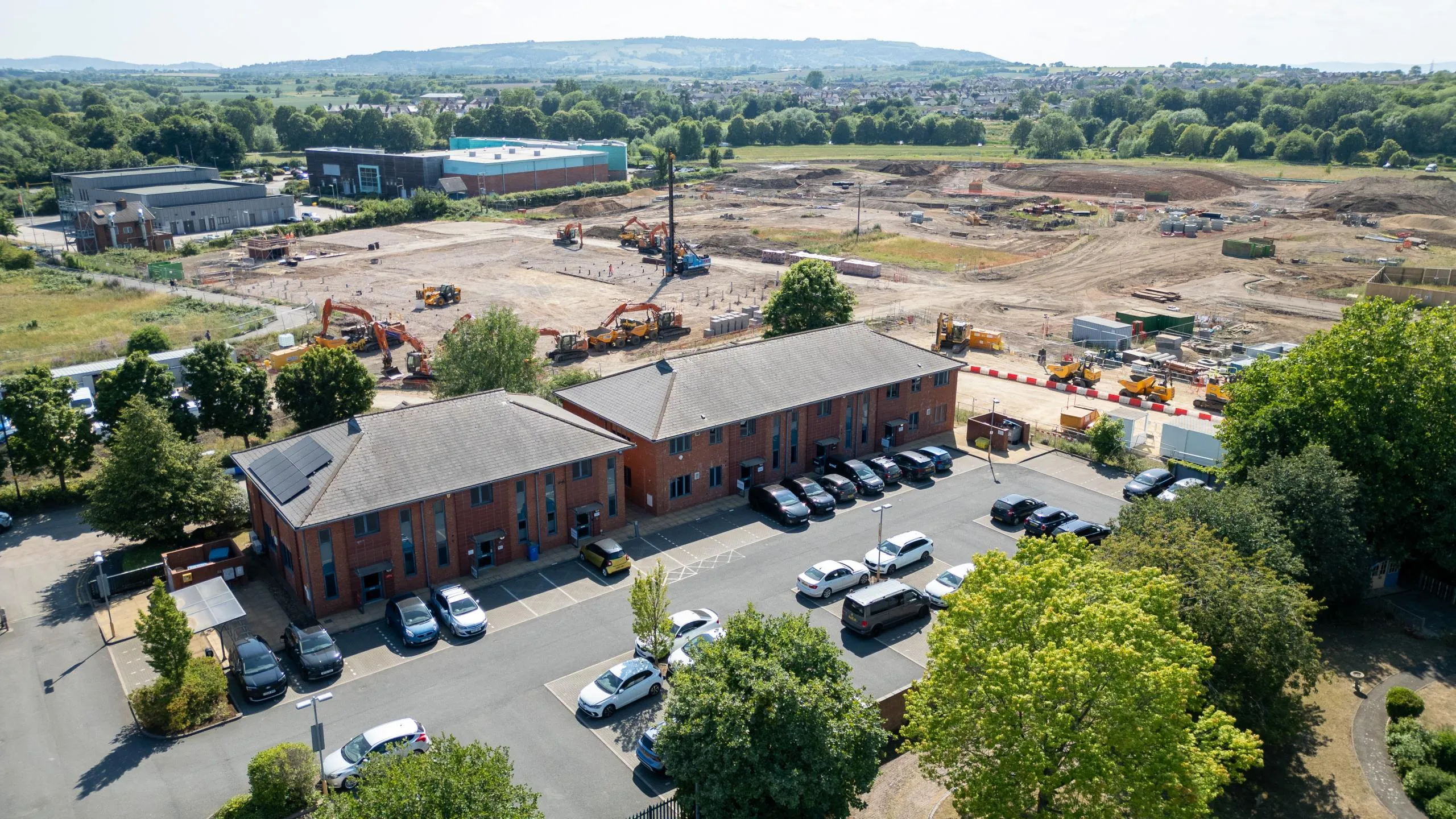 Commercial units on a business park
