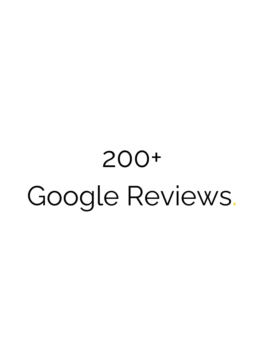 Over 200 Google reviews from local homeowners
