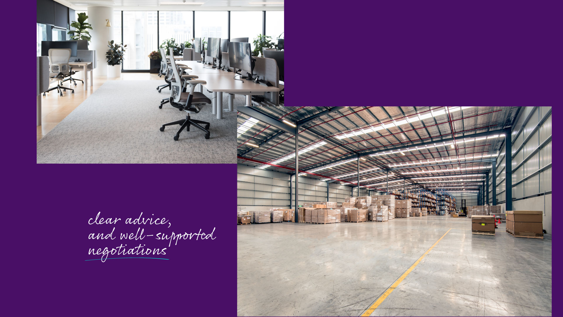 Landlord and tenant advice for commercial property