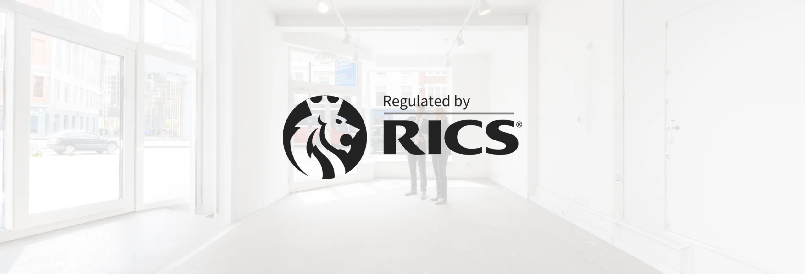 Regulated by RICS logo sits in front of a picture of a commercial property valuation