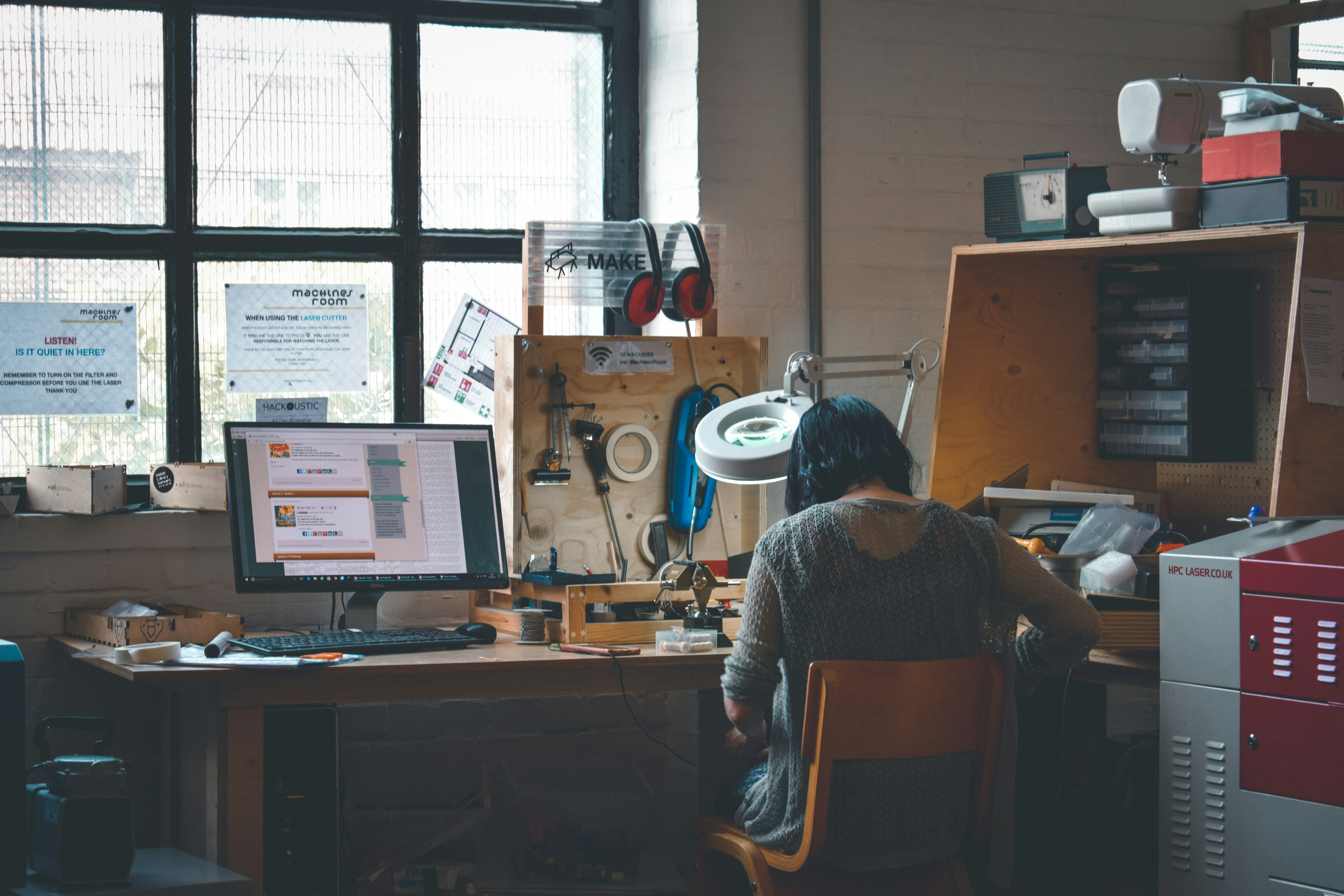 A professional at a welcoming office desk — reflecting the personal service Holters delivers to every client