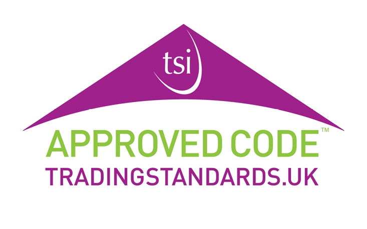 TSI Approved Code Trading Standards UK logo