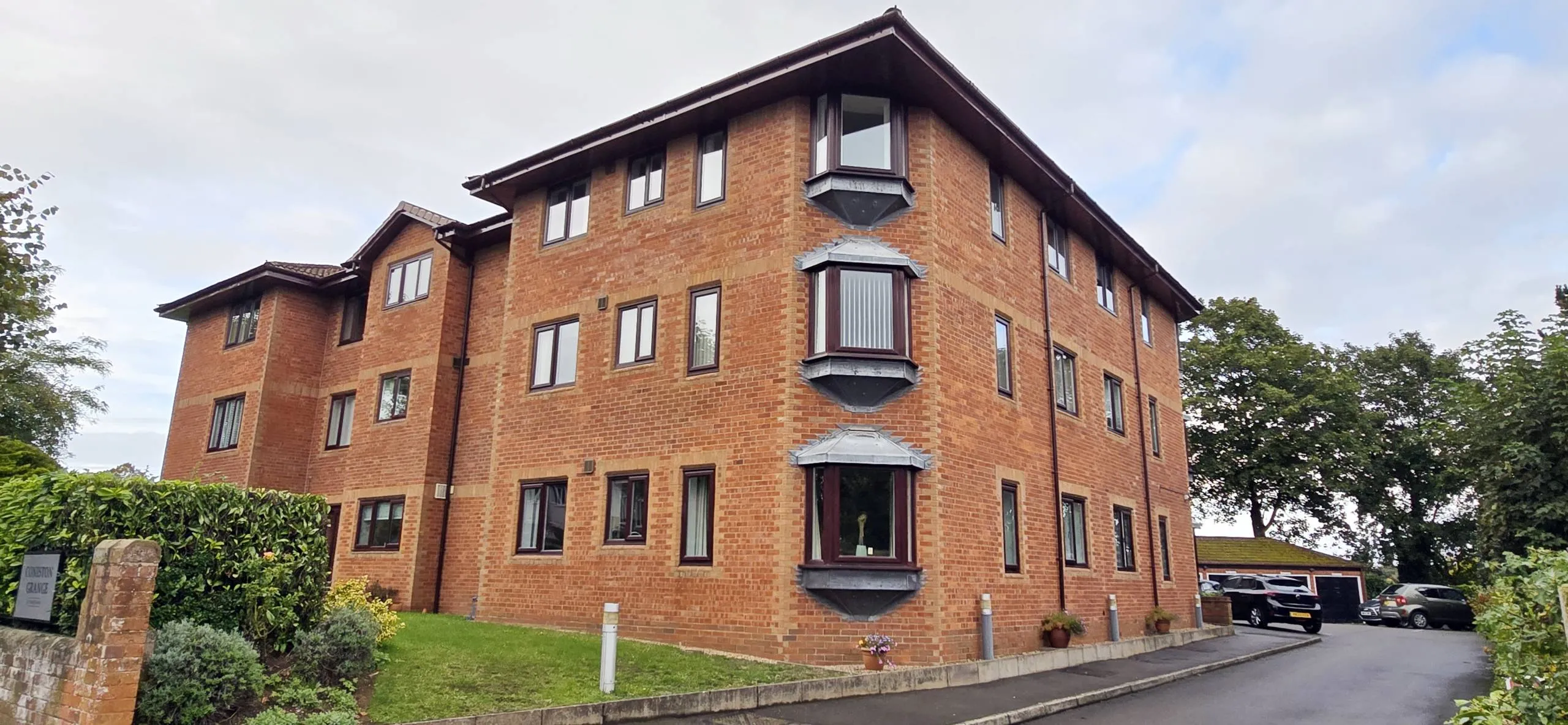 Apartment block building