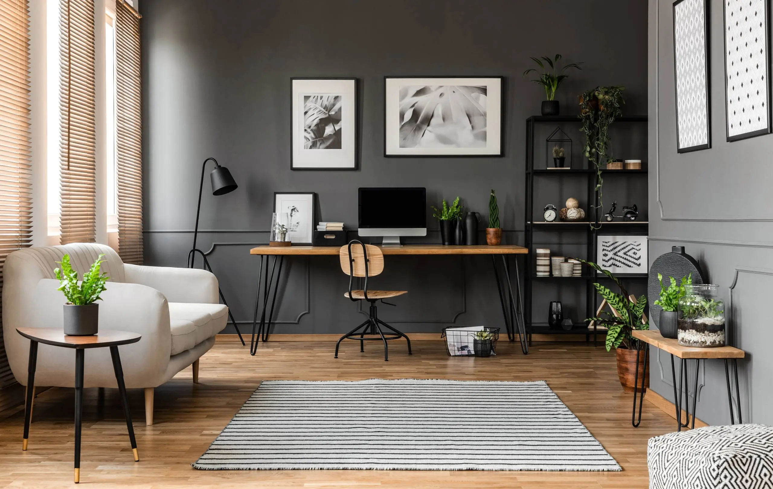 A modern home office