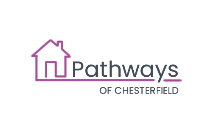 Pathways of Chesterfield logo with purple house icon