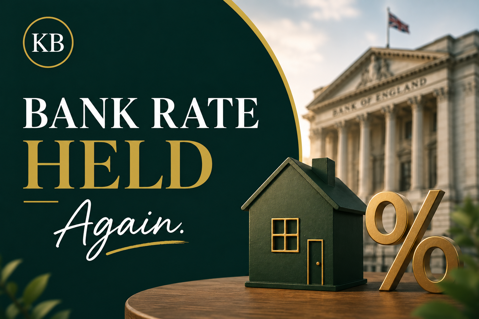 Bank Rate Held: What Buyers, Sellers and Landlords Should Know