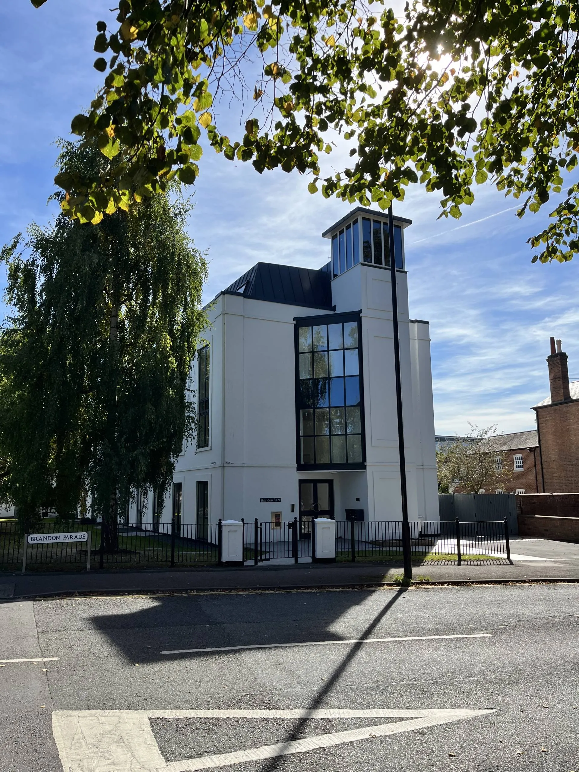 Apartment block building