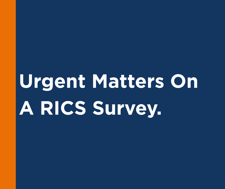 Urgent Matters on A RICs Survey.
