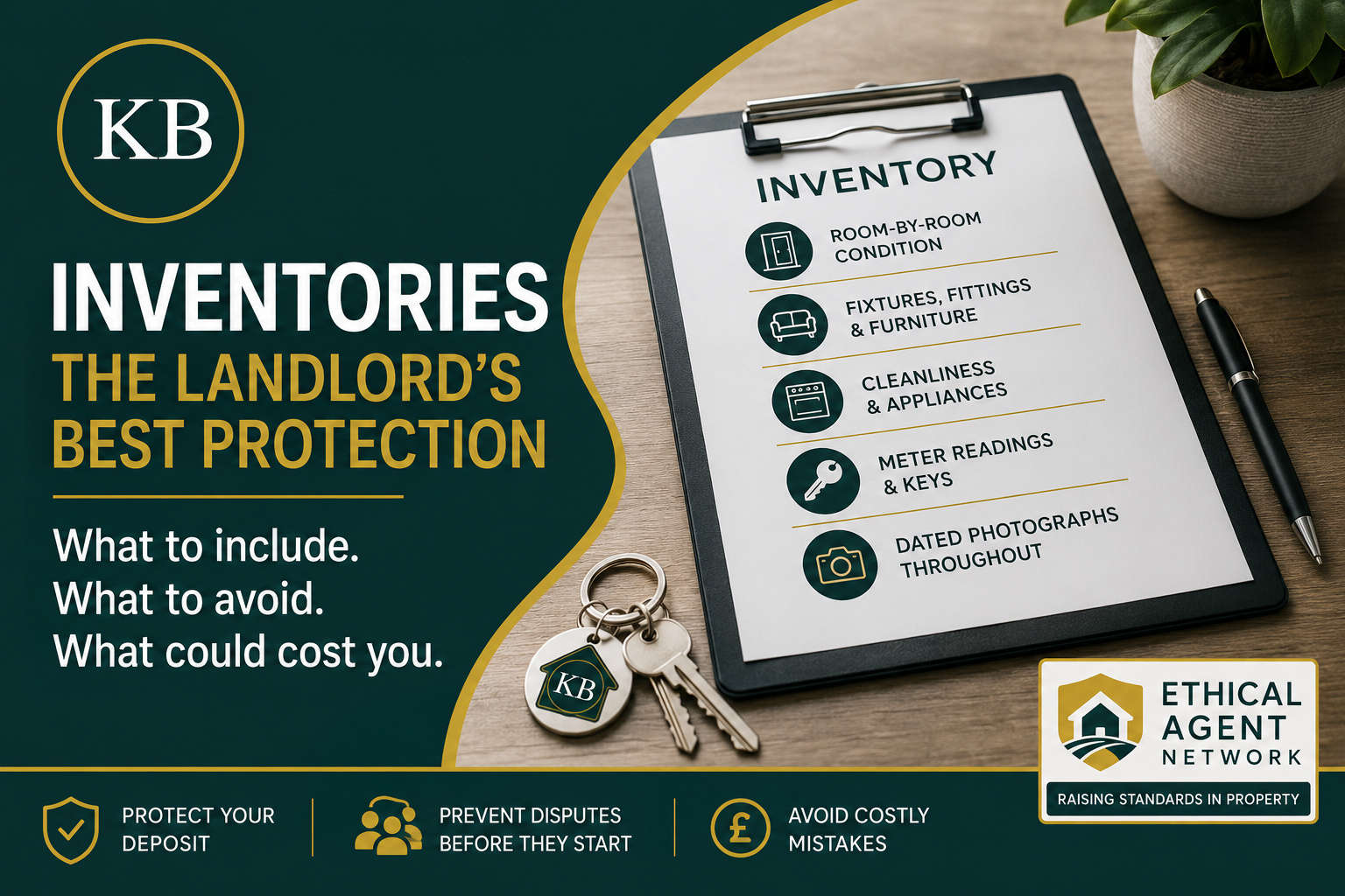 Inventories Explained: A Landlord's Guide to Deposit Protection