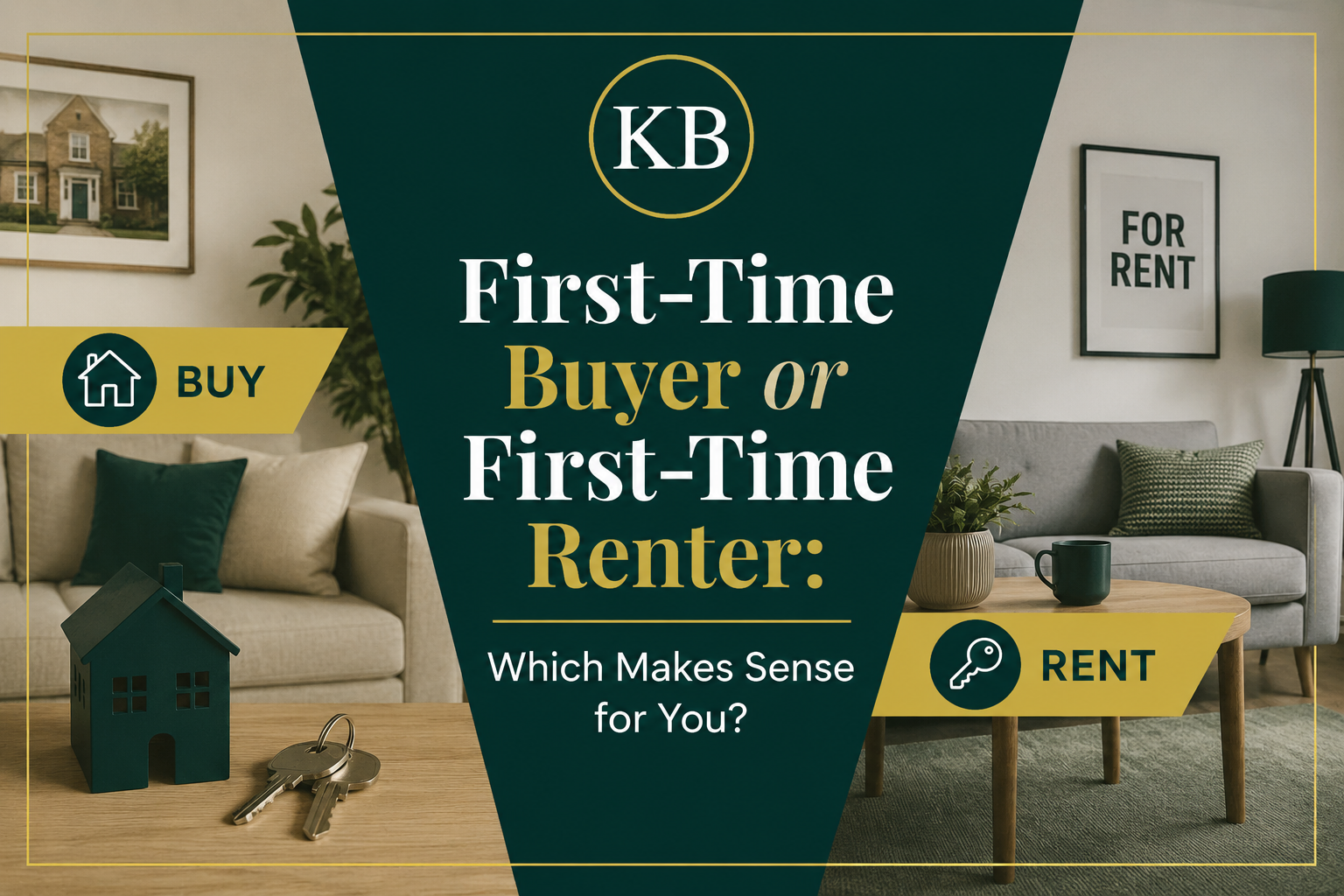 First-Time Buyer or First-Time Renter: Which Makes Sense for You?