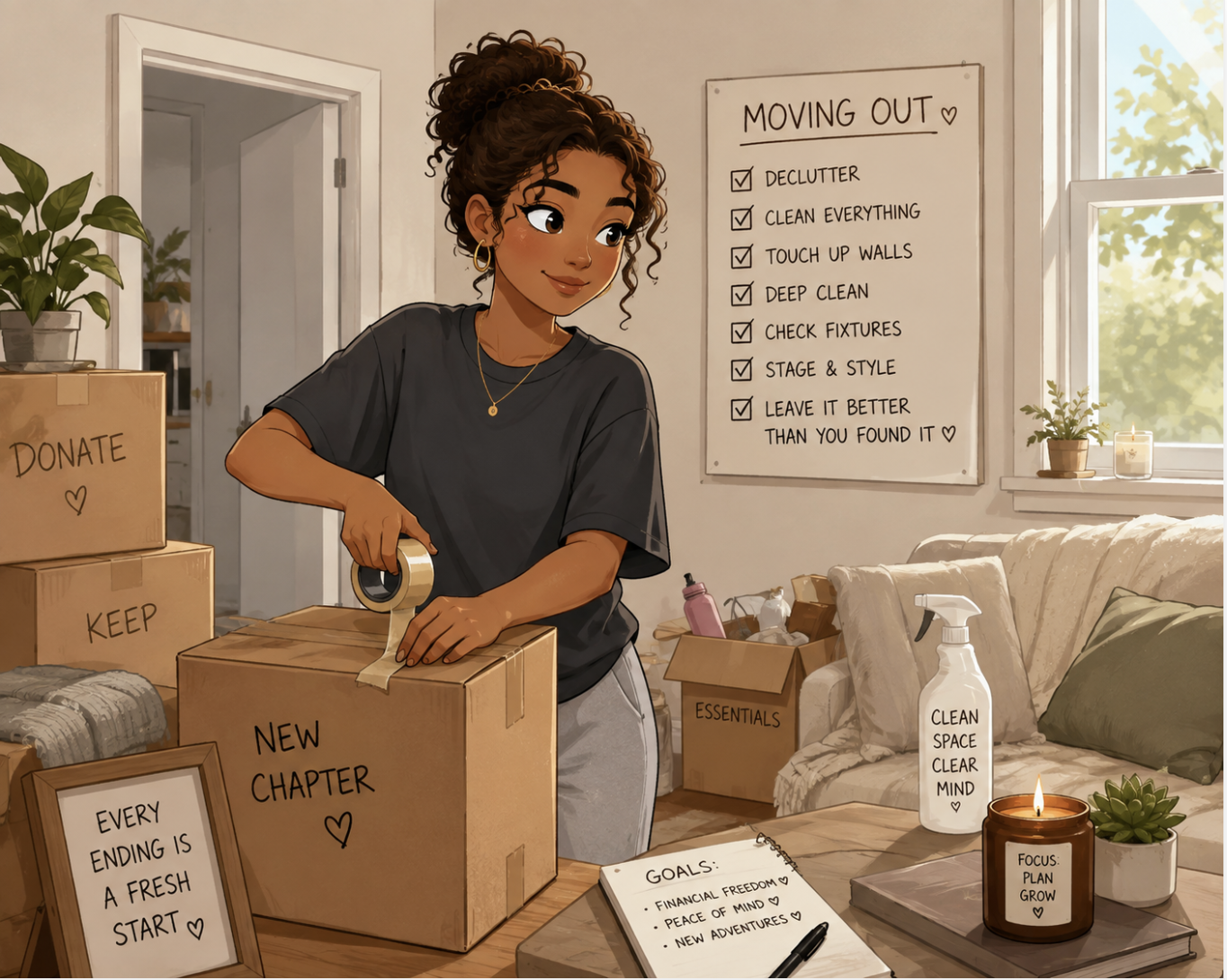 Moving Out? Your Complete Checklist for Packing, Cleaning and Leaving Your Home