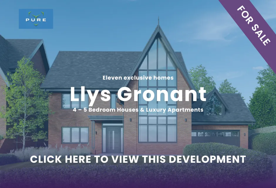Llys Gronant new homes by Pure Homes, listed by Williams Estates Prestatyn office