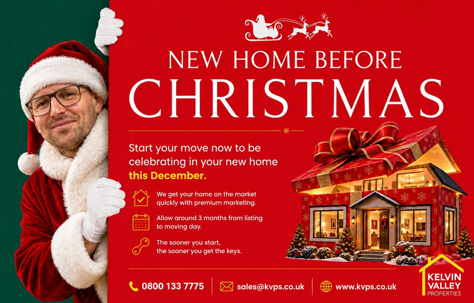 WANT TO BE IN YOUR NEW HOME BEFORE CHRISTMAS?  START PLANNING NOW.