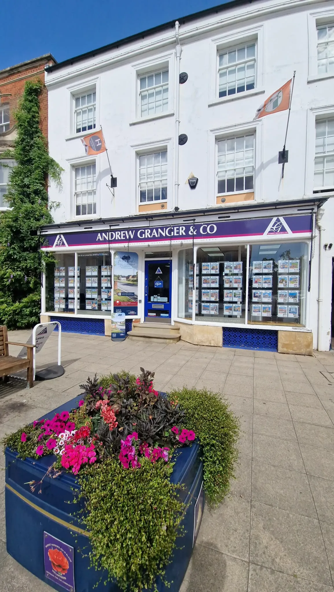 Exterior Shot of the Andrew Granger estate agents Market Harborough branch