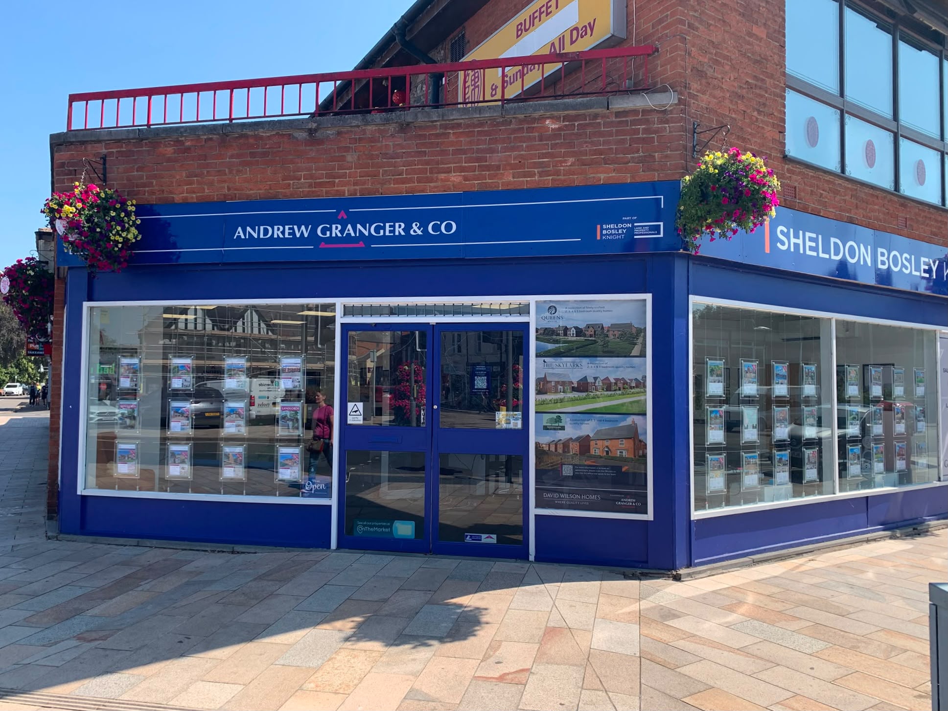 Exterior shot of Andrew Granger's Loughborough estate agency branch