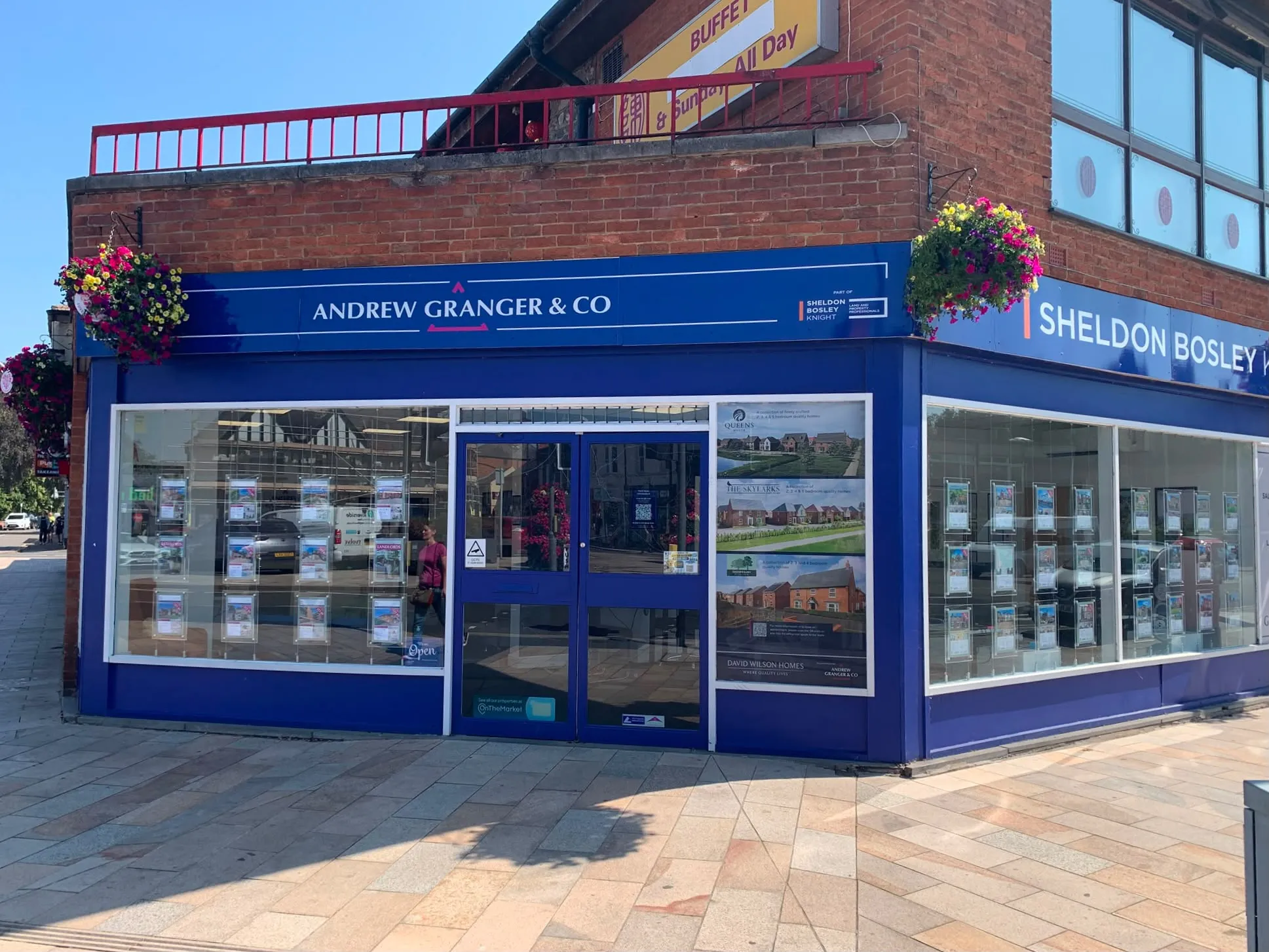 Exterior shot of Andrew Granger's Loughborough estate agency branch
