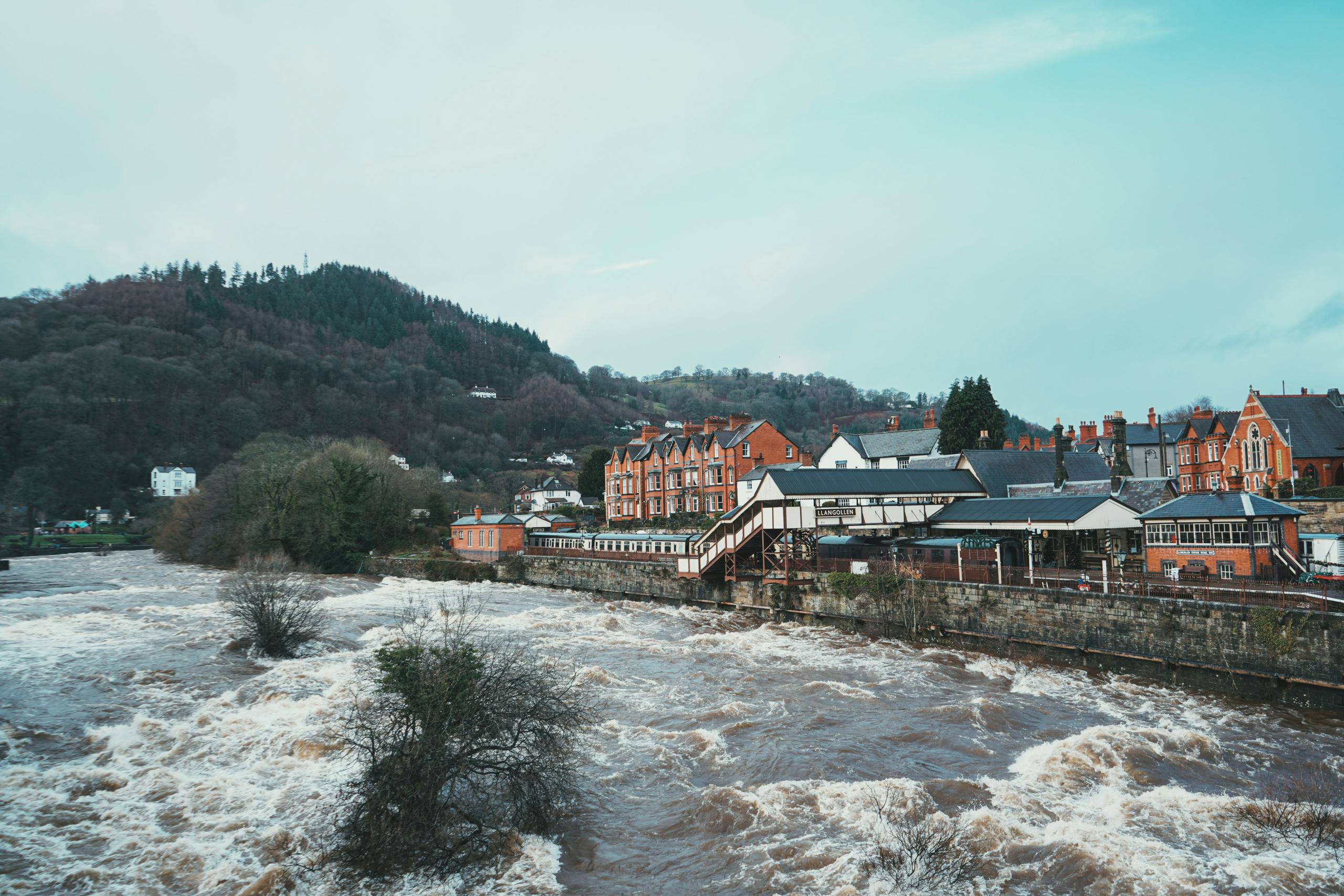 Llangollen, Denbighshire in North Wales, a key local property market area
