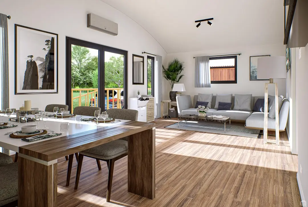 Bright modern UK home interior — a living room ready for valuation