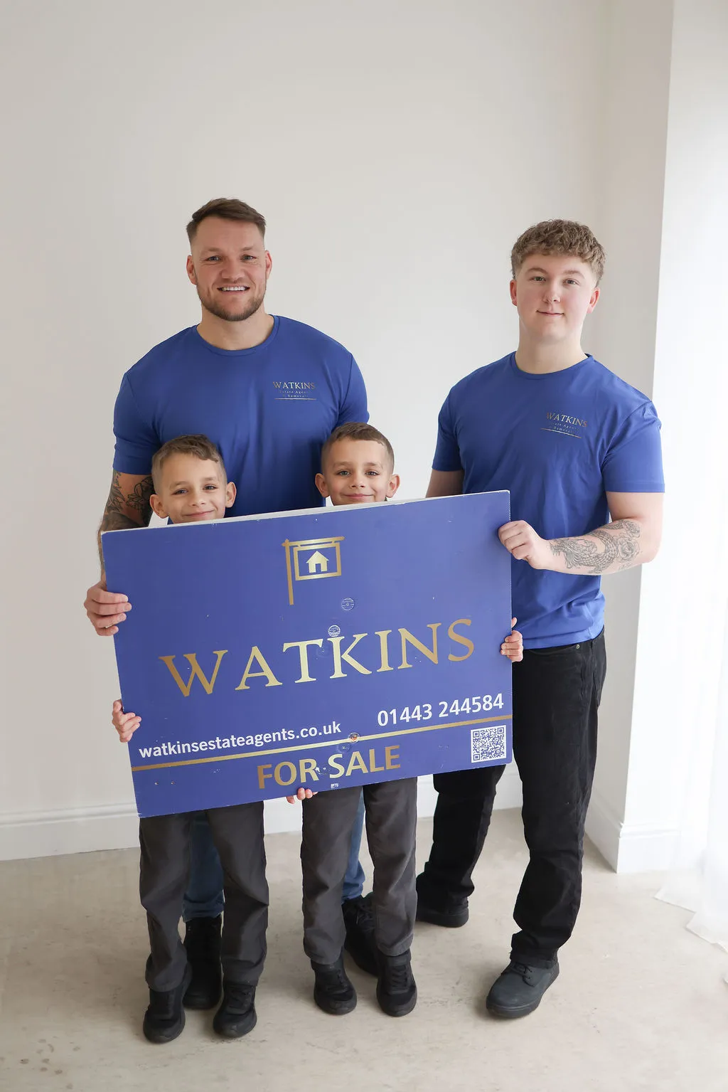 Watkins Estate Agents team conducting a professional property valuation in South Wales