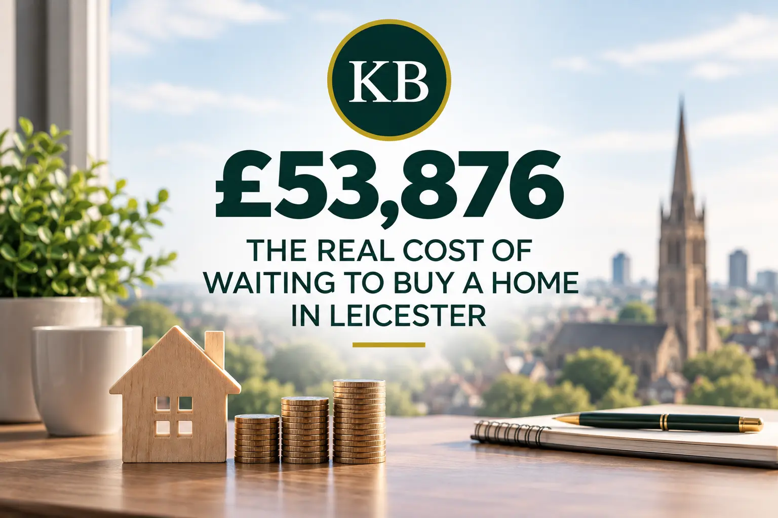 £53,876 - The Real Cost of Waiting to Buy a Home in Leicester