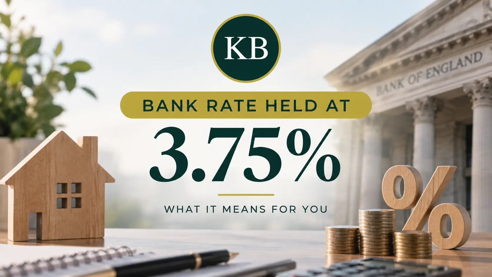 Bank Rate Held: What It Means for Your Mortgage Now