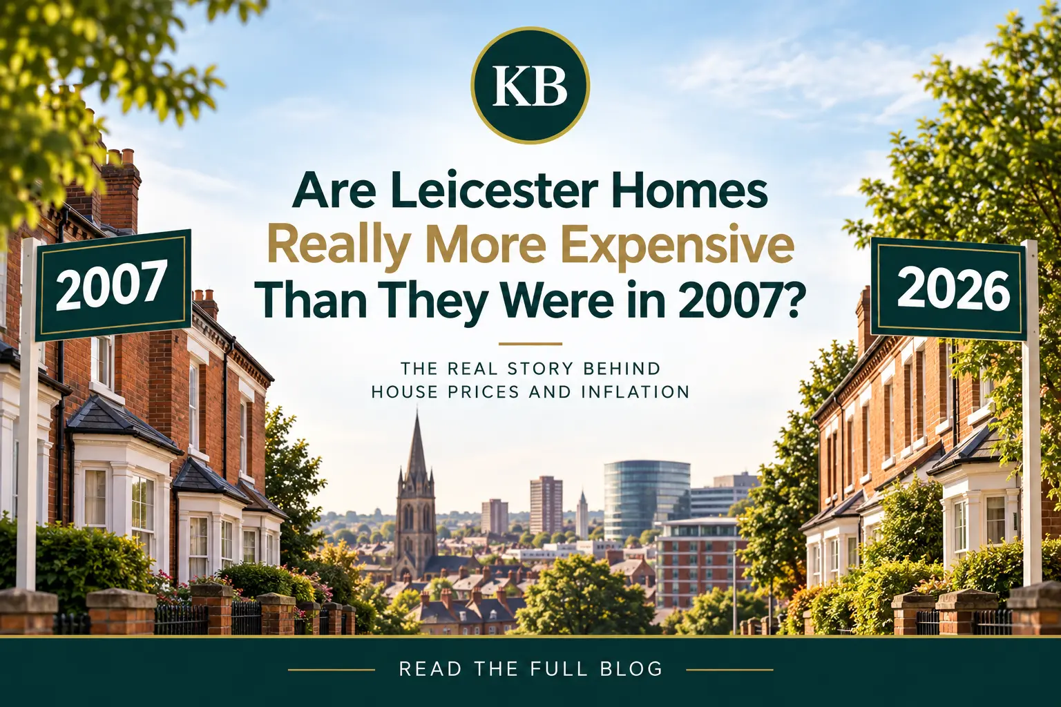 Leicester House Prices are £27,247 cheaper today than in 2007