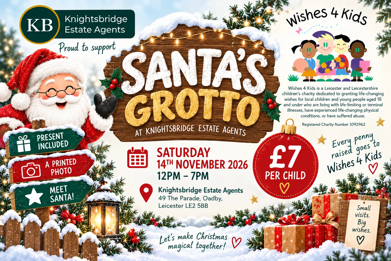 Santa’s Grotto is Coming to Knightsbridge Oadby! 🎅🎄