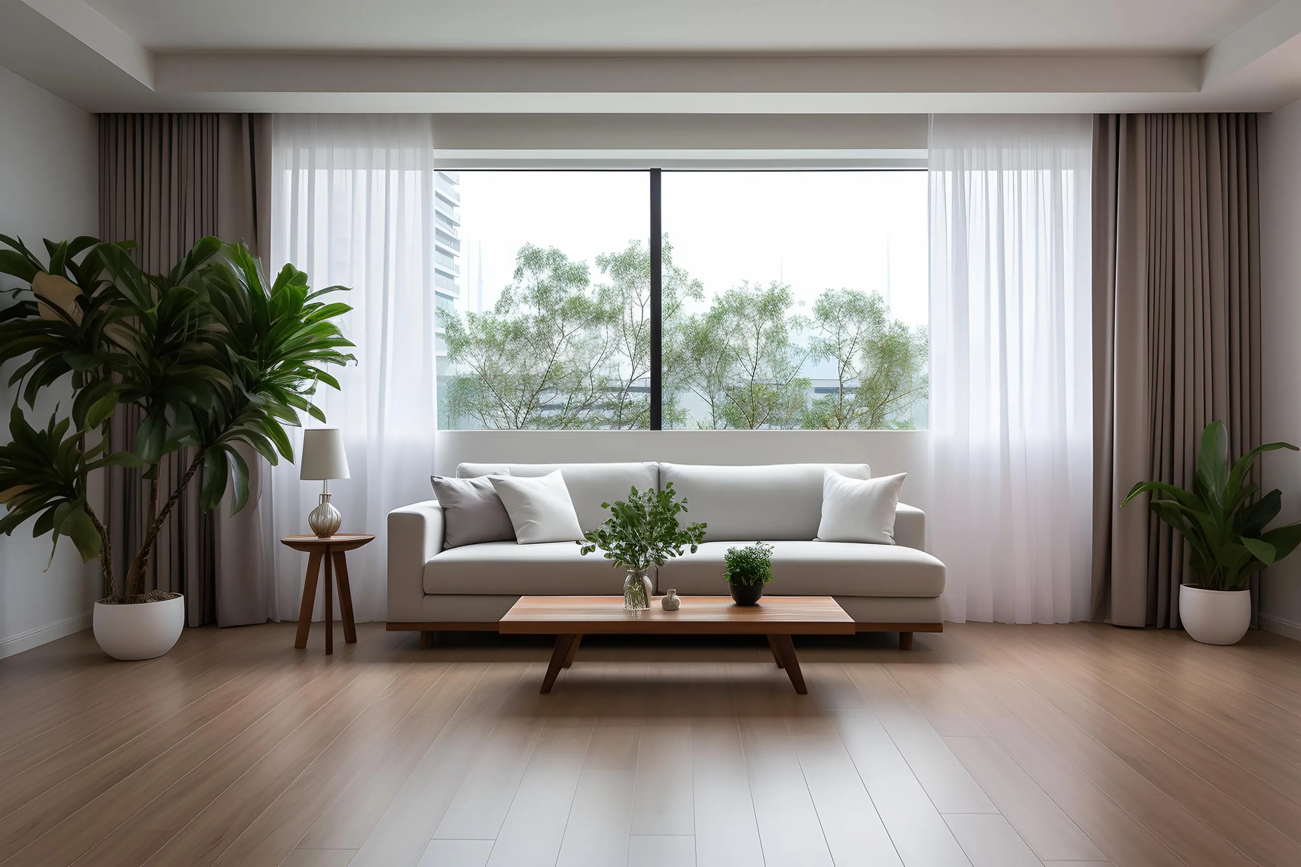 clean living room that is well organised