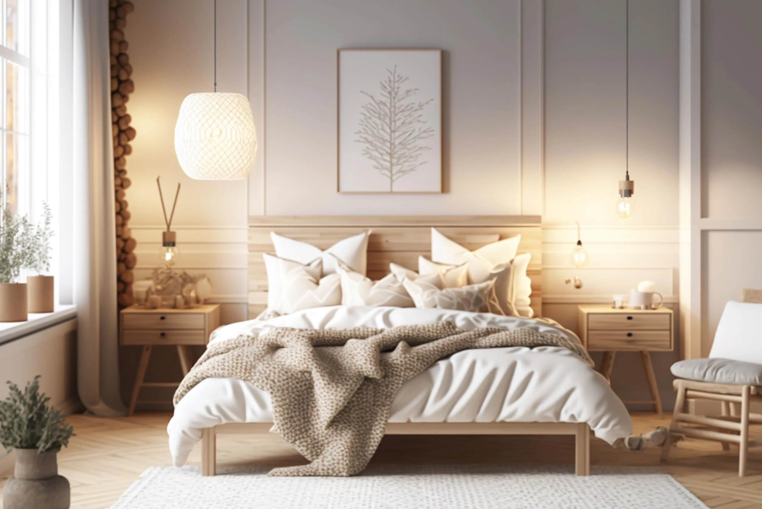 a bedroom clean and well presented