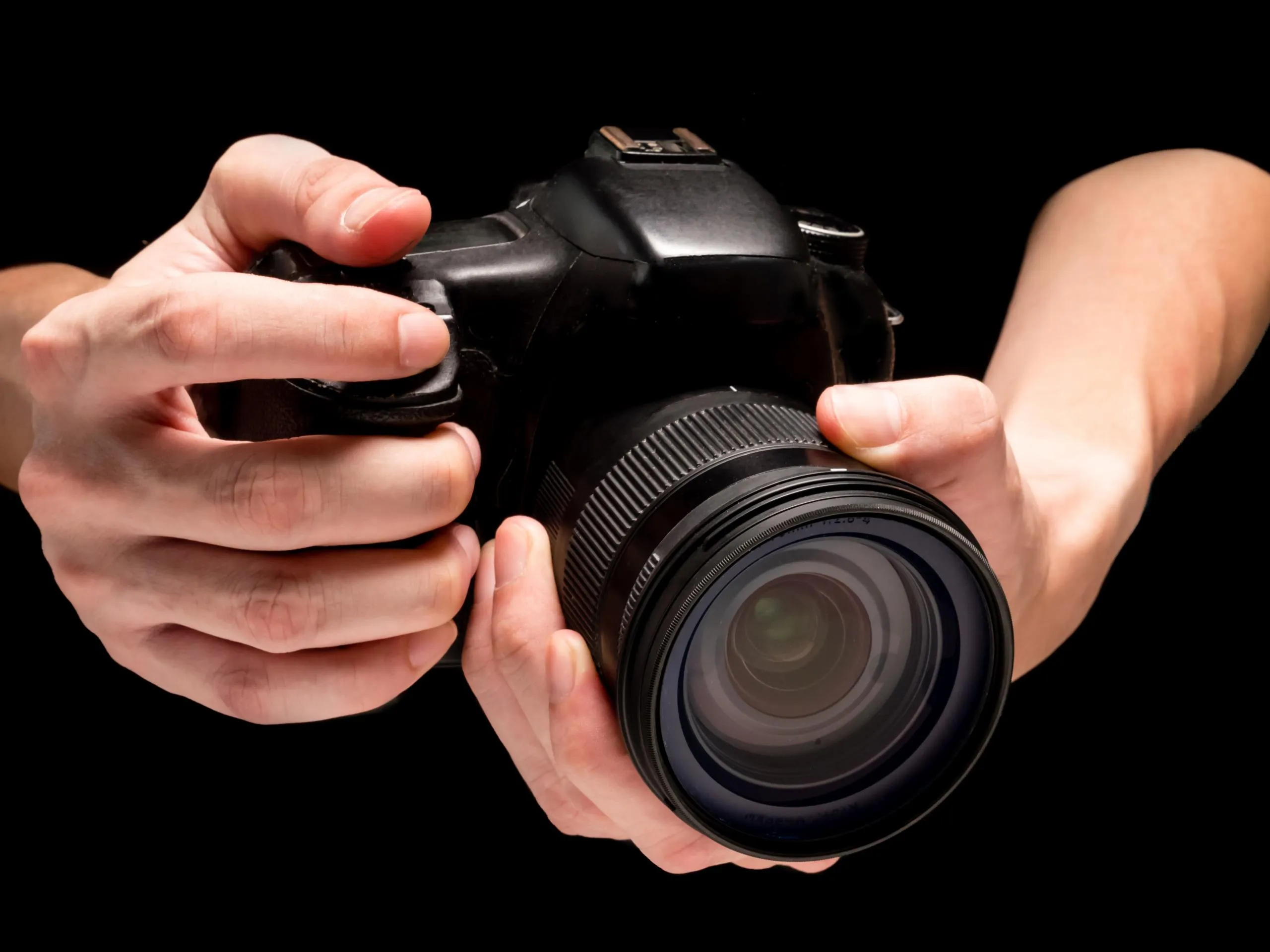 professional photography using a pro camera