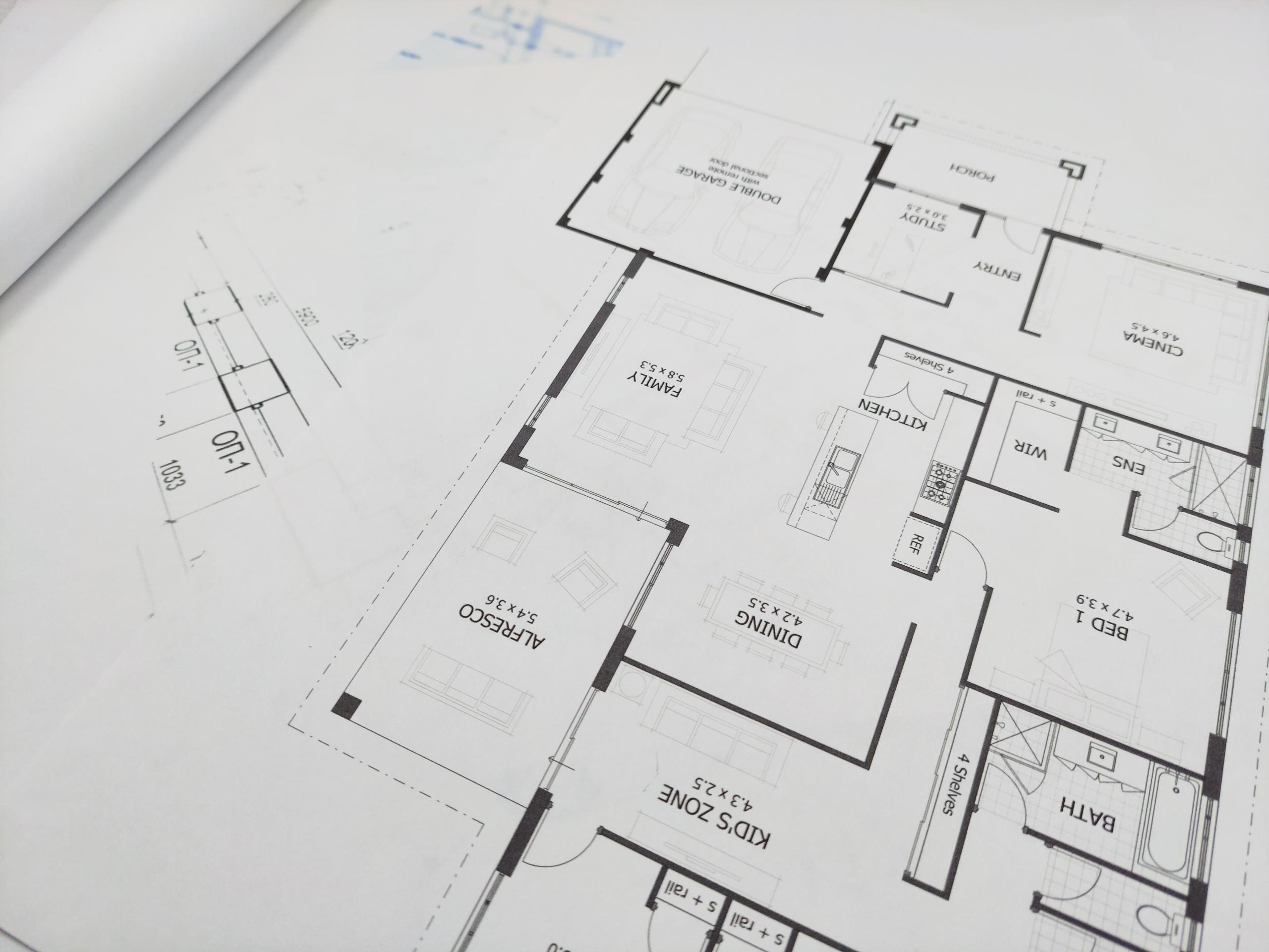 floorplans of a residential property