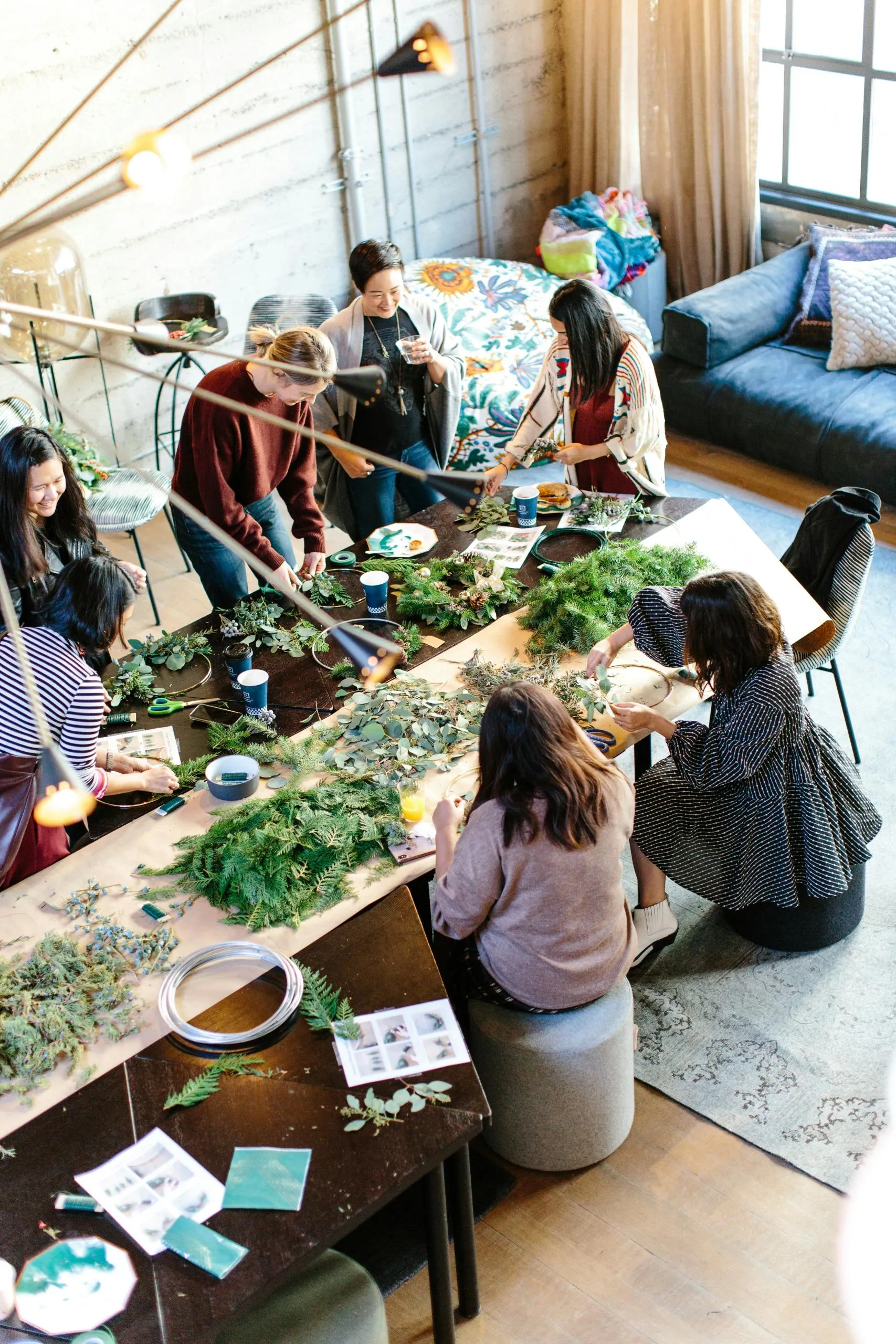 people in a community