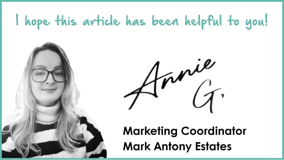 Annie blog sign off